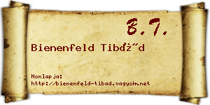 Bienenfeld Tibád névjegykártya